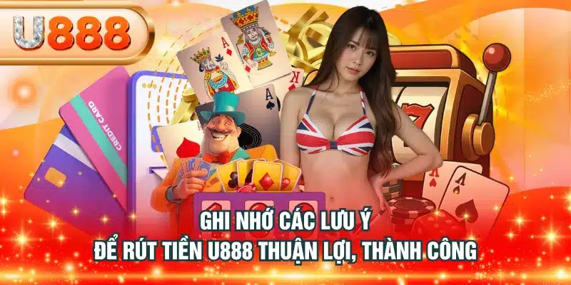 Ghi nhớ các lưu ý để rút tiền U888 thuận lợi, thành công