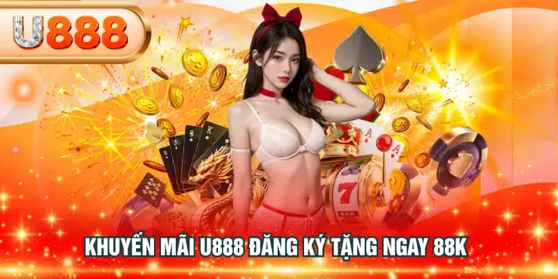 Khuyến mãi U888 đăng ký tặng ngay 88K