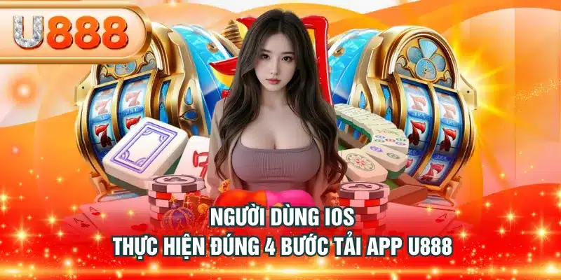 Người dùng iOS thực hiện đúng 4 bước tải app U888