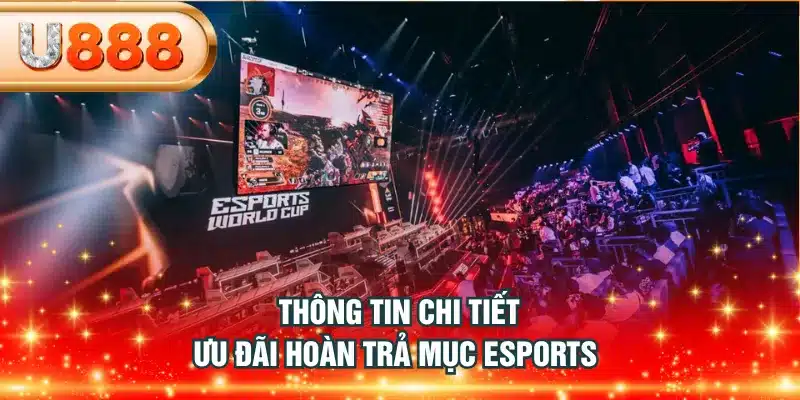 Thông tin chi tiết ưu đãi hoàn trả mục Esports