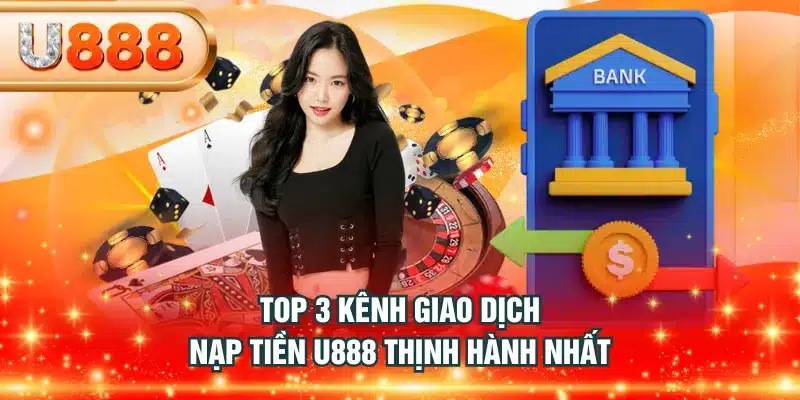 Top 3 kênh giao dịch nạp tiền U888 thịnh hành nhất